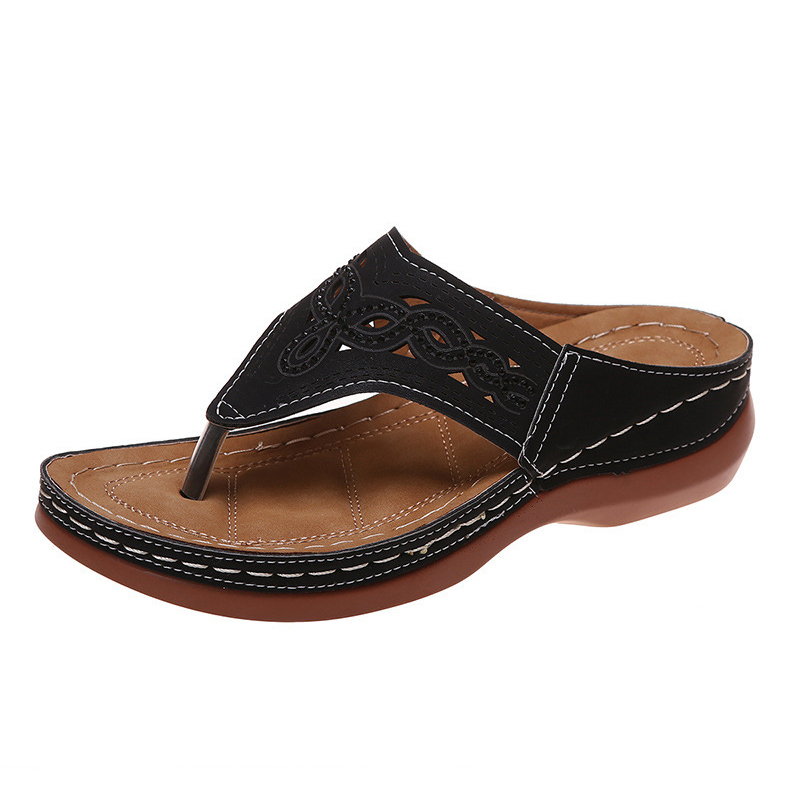 Chaussons Falt Toe Post Flip noirs