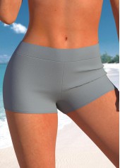 Dark Grey swimwear,Geometric swimwear,Striped swimwear,ROTITA Circular Ring Dark Grey Geometric Print Tankini Top