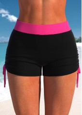 Hot Pink swimwear,Tribal swimwear,Striped swimwear,Geometric swimwear,ROTITA Patchwork Hot Pink Tribal Print Tankini Top