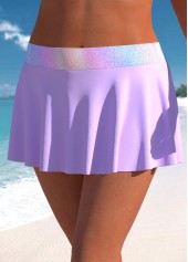 Light Purple plus size,Ombre plus size,ROTITA Plus Size Mid Waisted Ombre Light Purple Pantskirt