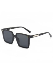 Black Foldable Large Frame Square Sunglasses