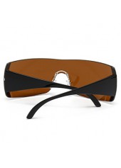 Dark Camel accessories,Other accessories,Dark Camel Patchwork Large Frame Oversized Sunglasses