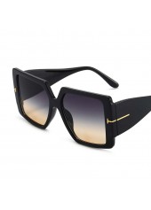 Light Camel accessories,Other accessories,Ombre Light Camel Geometric Shape Sunglasses