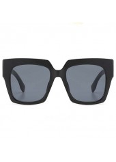 Black accessories,Other accessories,Black Retro Large Frame Square Sunglasses