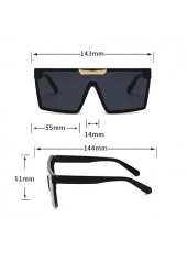 Grey accessories,Other accessories,Black Large Frame Square Oversized Sunglasses