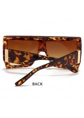 Dark Camel accessories,Leopard accessories,Dark Camel Large Frame One-piece Oversized Sunglasses