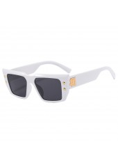 White Rivet Detail Cat Eye Sunglasses