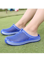 Dark Blue accessories,Plain Color accessories,Dark Blue Falt Round Toe Sliders