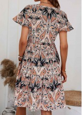 Multi Color dresses,Tribal dresses,Patchwork Tribal Print Multi Color A Line Dress