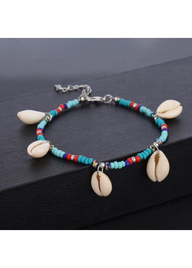 Multi Color jewelry,Other jewelry,Conch Beads Detail Multi Color Anklet