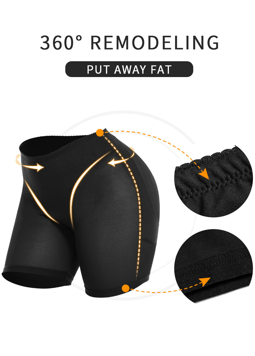 Black intimates,Plain Color intimates,Stretch Black Mid Waisted Shapewear Panties