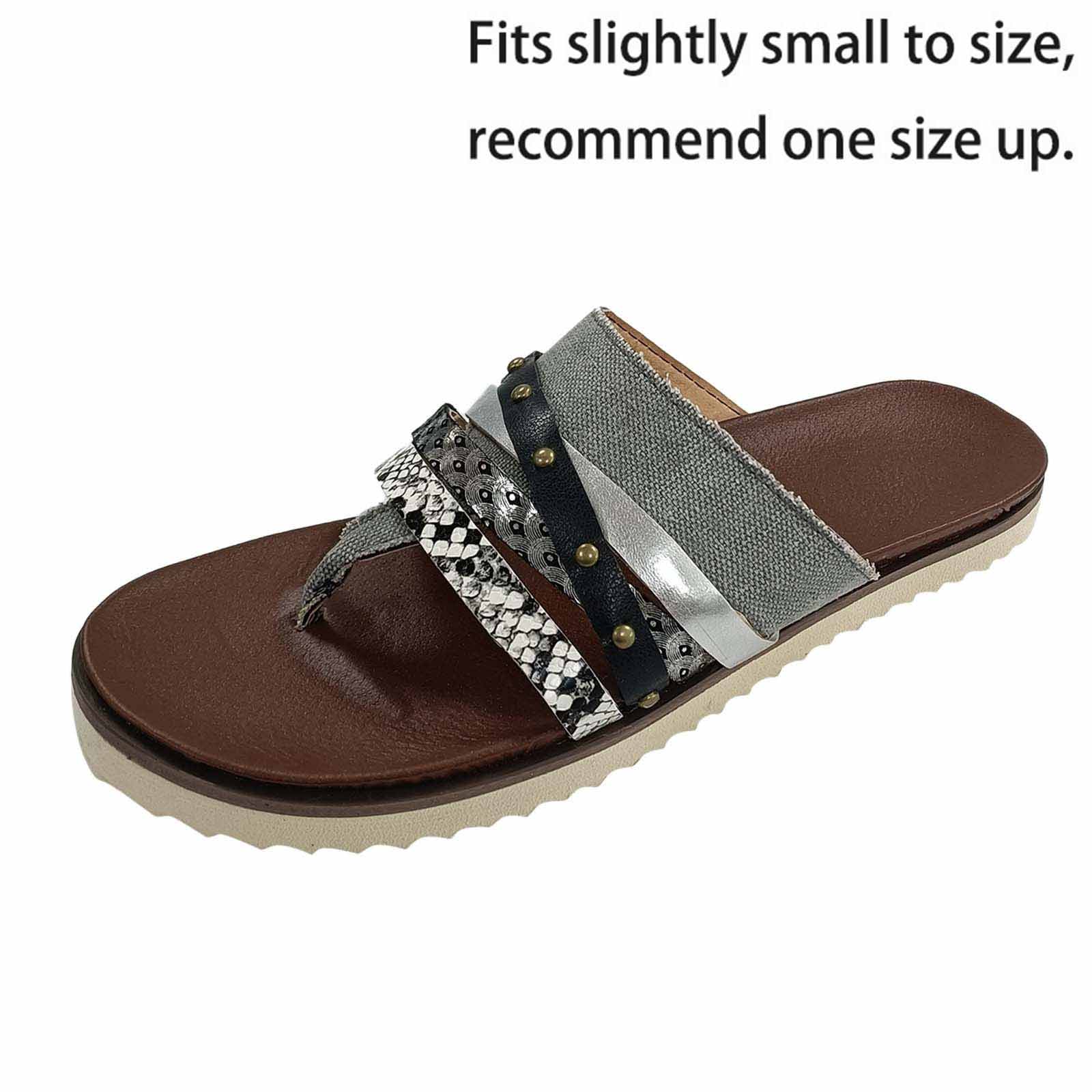 Grey accessories,Animal Print accessories,Fish Scales Print Grey Falt Toe Post Flip Flops