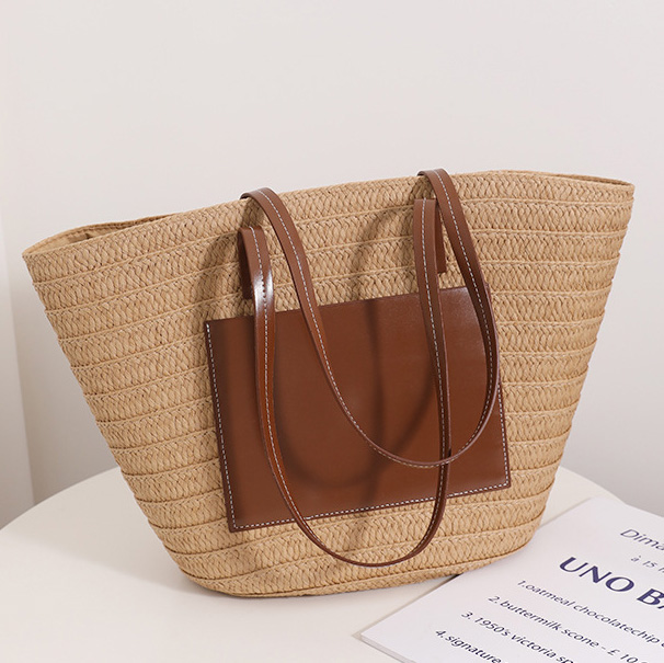 Light Camel accessories,Plain Color accessories,Light Camel Contrast Zip Shoulder Bag