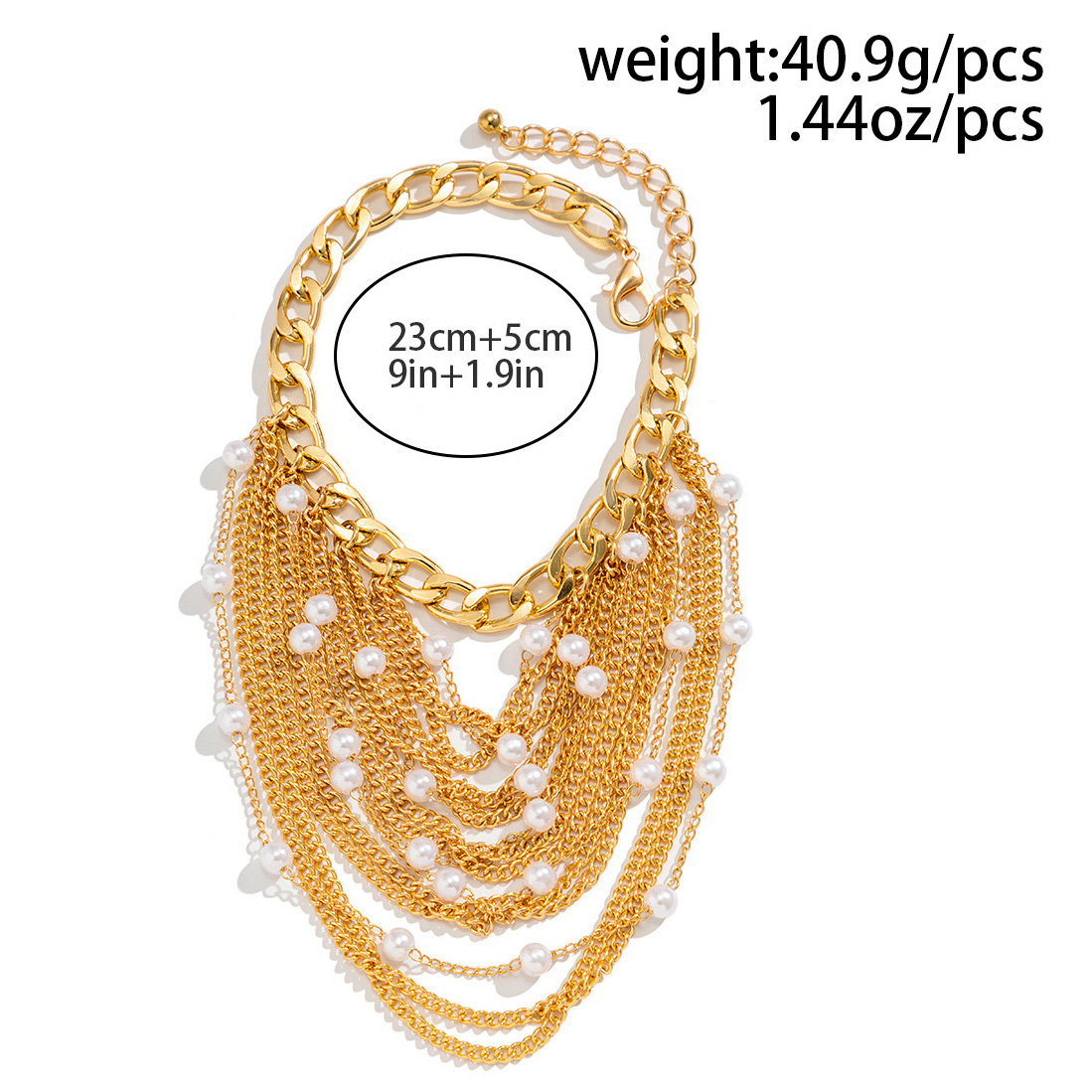 Gold jewelry,Other jewelry,Chain Layered Design Pearl Gold Anklet