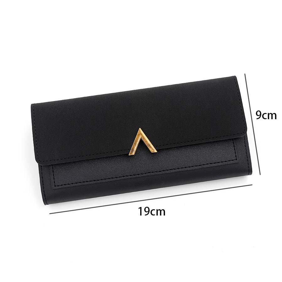 Black accessories,Other accessories,Black Metal Ring Detail Hasp Wallet