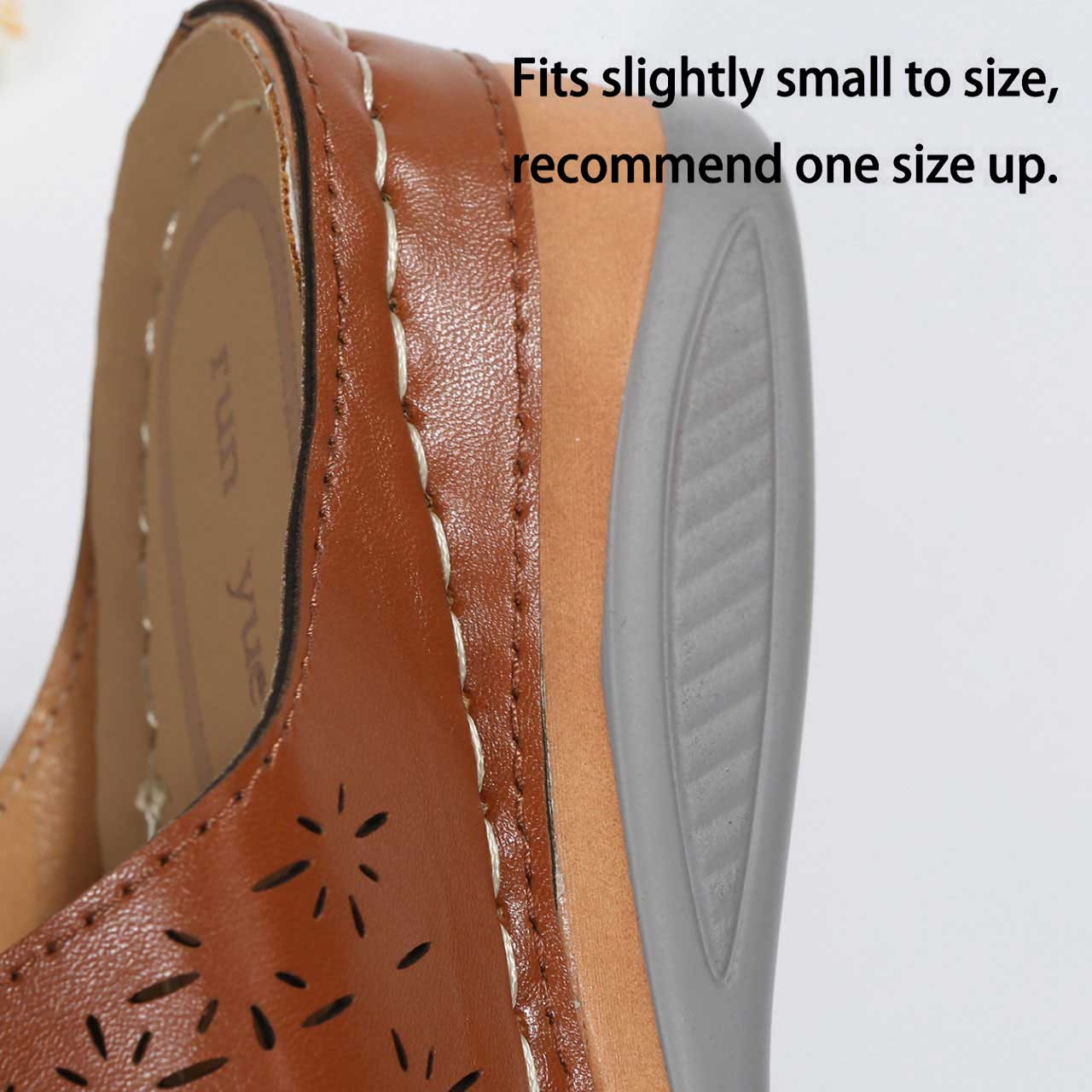 Dark Camel shoes,Plain Color shoes,Floral Dark Camel Mid Heel Open Toe Sliders