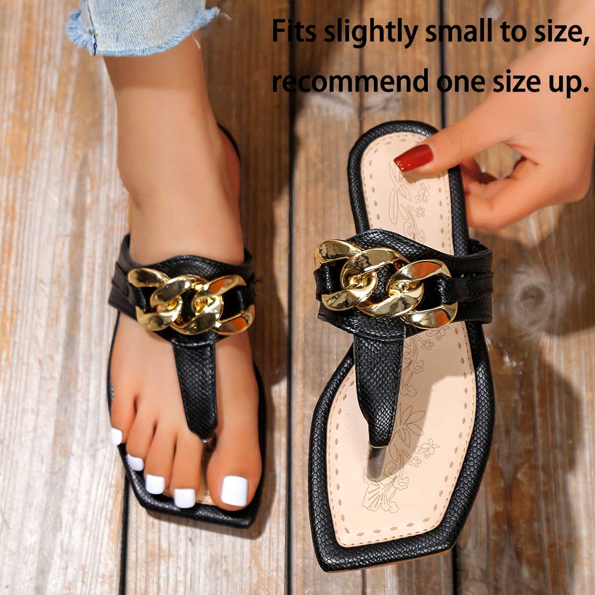 Black accessories,Plain Color accessories,Black Low Heel Toe Post Flip Flops