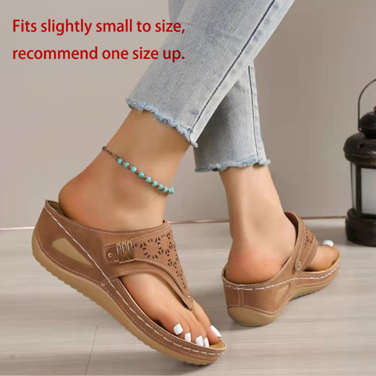 Dark Camel accessories,Plain Color accessories,Dark Camel Mid Heel Toe Post Sliders