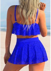 Royal Blue swimwear,Plain Color swimwear,ROTITA Royal Blue Bikini Top