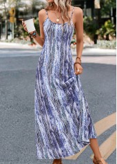 Multi Color dresses,Animal Print dresses,Dot dresses,Zebra Stripe Print Multi Color Maxi Dress