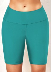 Turquoise swimwear,Plants swimwear,Floral swimwear,ROTITA Lace Turquoise Tropical Plants Print Tankini Top