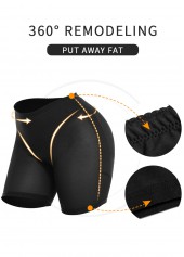 Black intimates,Plain Color intimates,Stretch Black Mid Waisted Shapewear Panties