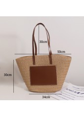 Light Camel accessories,Plain Color accessories,Light Camel Contrast Zip Shoulder Bag