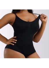 Black intimates,Plain Color intimates,Black Stretch High Waisted Full Body Shaper