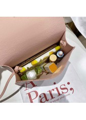 Pink accessories,Geometric accessories,Pink Geometric Pattern Magnetic Shoulder Bag