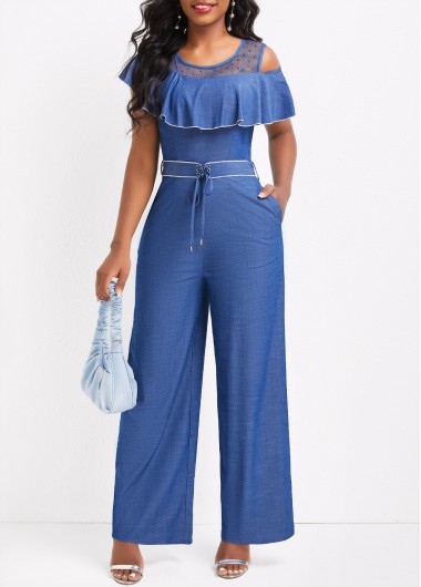 Rotita denim jumpsuit outlet