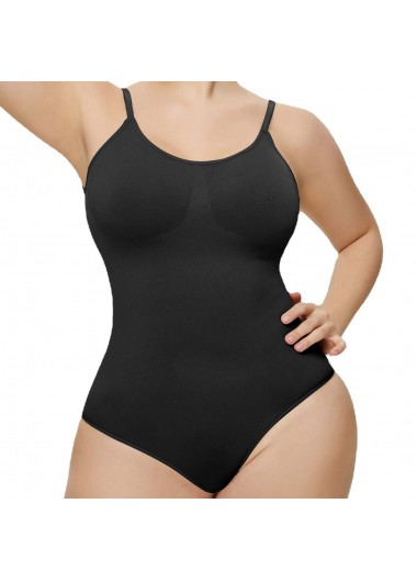 Black intimates,Plain Color intimates,High Waisted Black Full Body Shaper