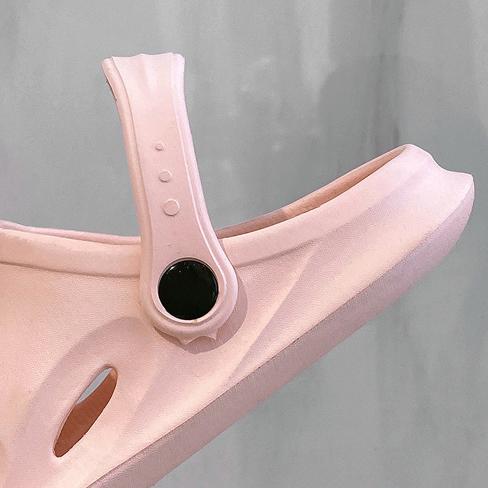 Pink accessories,Plain Color accessories,Pink Falt Round Toe Sliders