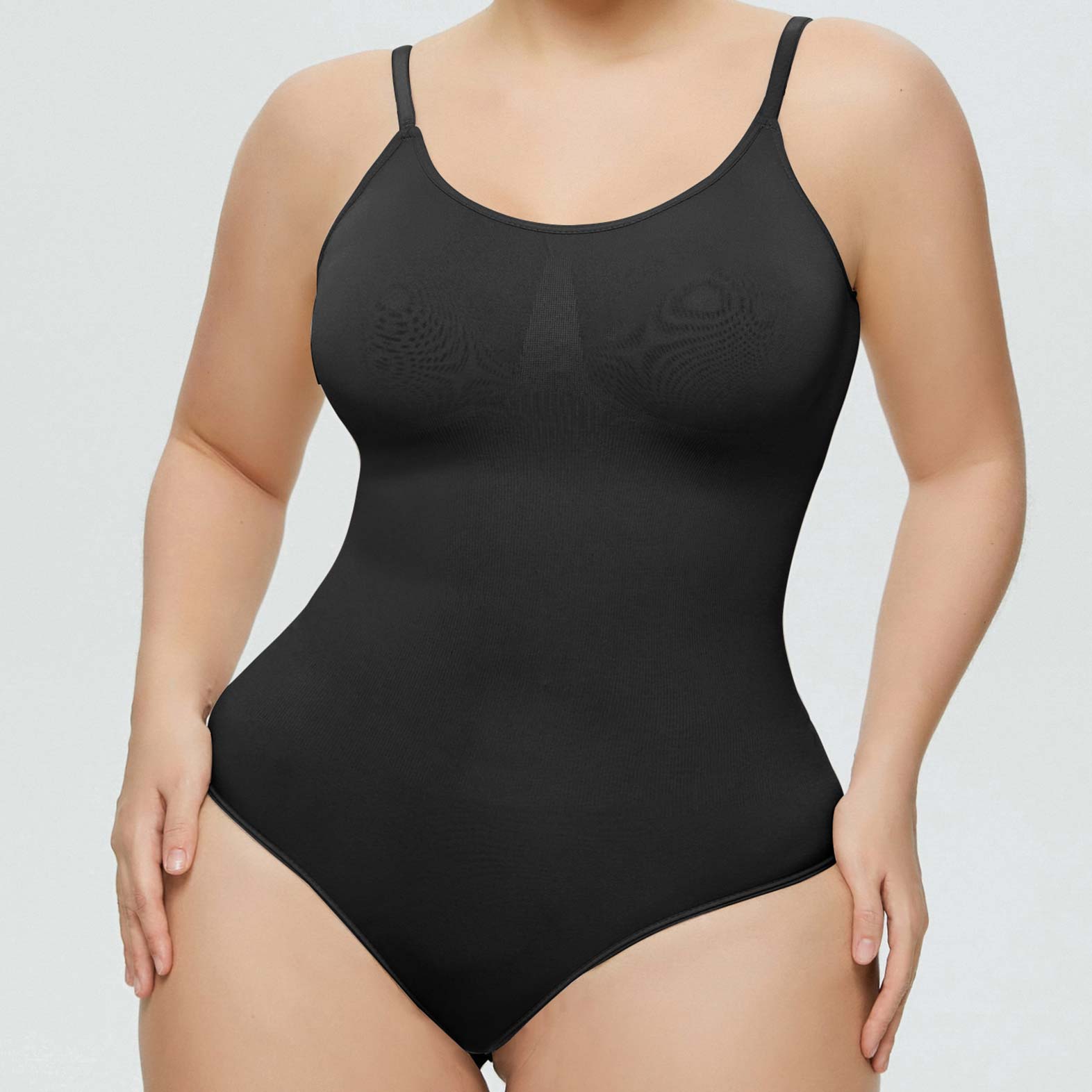 Black intimates,Plain Color intimates,High Waisted Black Full Body Shaper