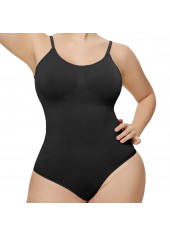 Black intimates,Plain Color intimates,High Waisted Black Full Body Shaper