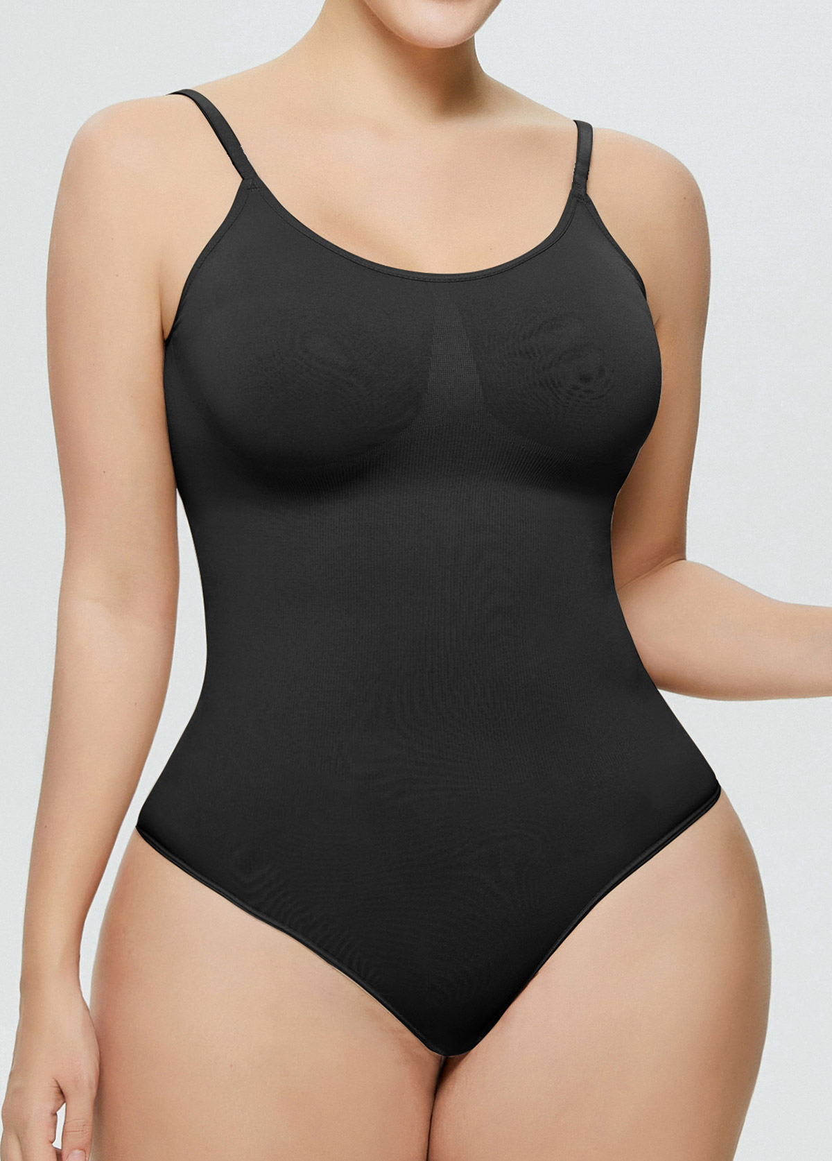 High Waisted Black Full Body Shaper