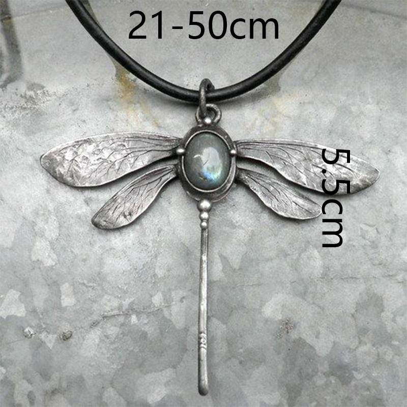 Silver jewelry,Other jewelry,Dragonfly Design Retro Alloy Silver Necklace