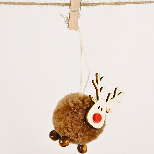 Dark Camel Christmas Animal Decorative Pendant