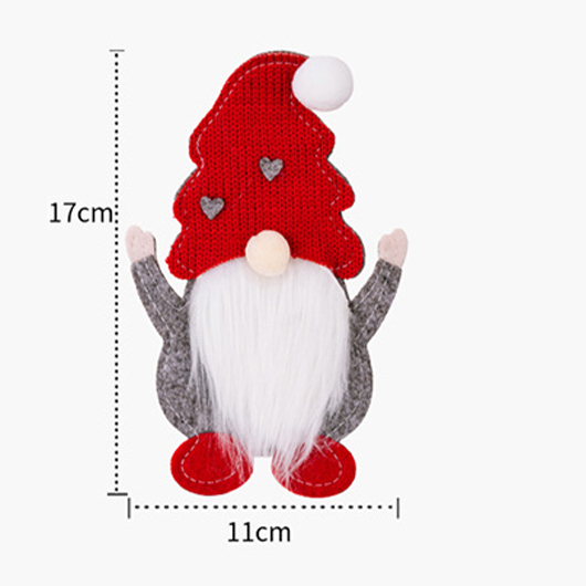 Red accessories,Grey accessories,Contrast Color accessories,Christmas Red Santa Claus Cutlery Cover