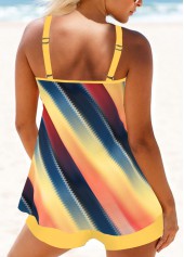 Multi Color swimwear,Dazzle Colorful swimwear,ROTITA Circular Ring Multi Color Dazzle Colorful Tankini Set