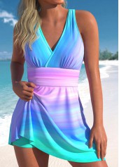 Rotita Criss Cross - Robe de bain et short multicolores ombrés