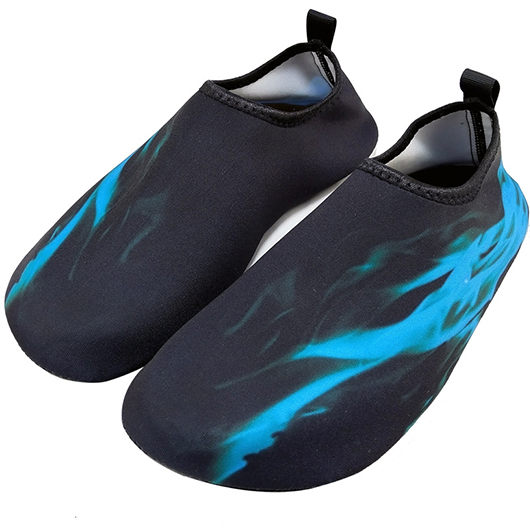 Ombre Patchwork Black Lightweight Water Shoes