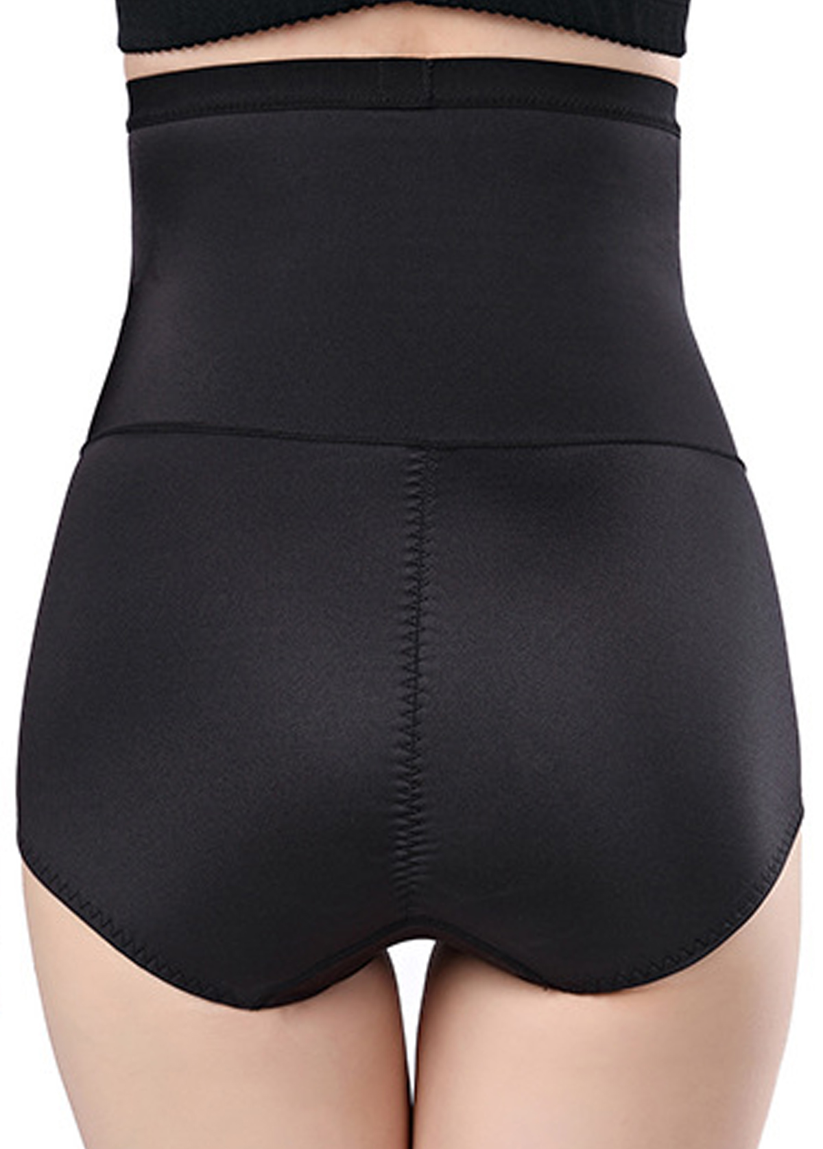 Black intimates,Black Mesh Stitching High Waisted Panties