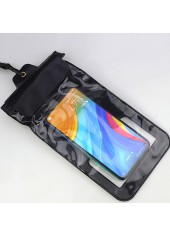 Étui de téléphone en plastique noir étanche
