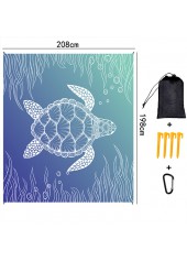 Dusty Blue accessories,Animal Print accessories,Animal Print Dusty Blue Polyester Beach Blanket