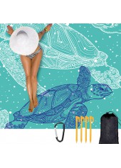 Mint Green accessories,Animal Print accessories,Animal Print Mint Green Polyester Beach Blanket