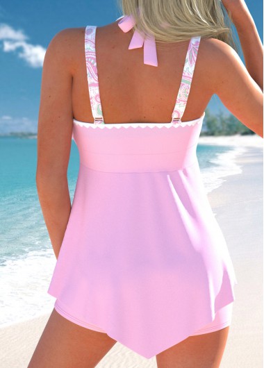 Pink swimwear,Paisley swimwear,ROTITA Insert Pink Paisley Print Swimdress and Shorts
