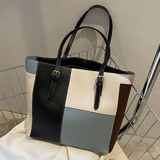 Dusty Blue accessories,Geometric accessories,Geometric Print Dusty Blue Zip Shoulder Bag