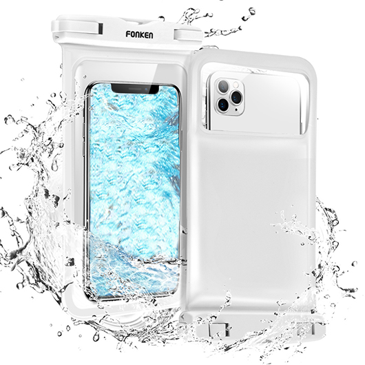 One Size Waterproof White Phone Case