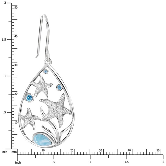 Silvery White jewelry,Light Blue jewelry,Contrast Color jewelry,Silvery White Rhinestone Detail Alloy Earrings