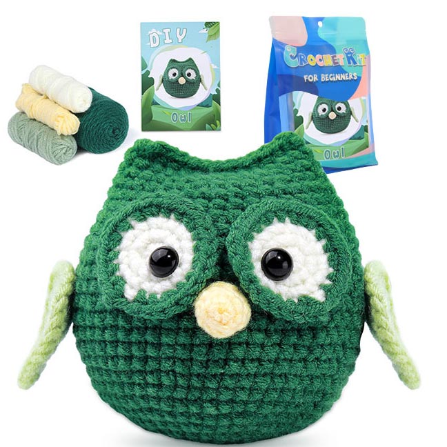 Green Owl Diy Material Sets Decoration